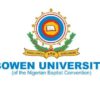 Bowen University Admission Form for 2022/2023 Session