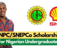 NNPC/SNEPCo Scholarship For Nigerians 2021